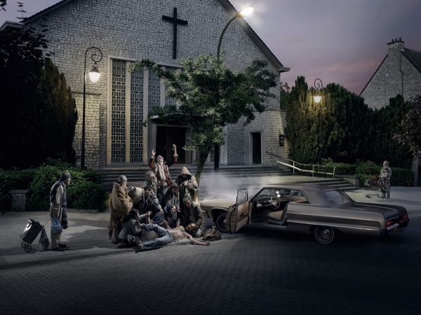 Photograph Geert De Taeye Jesuschrist Super Car on One Eyeland